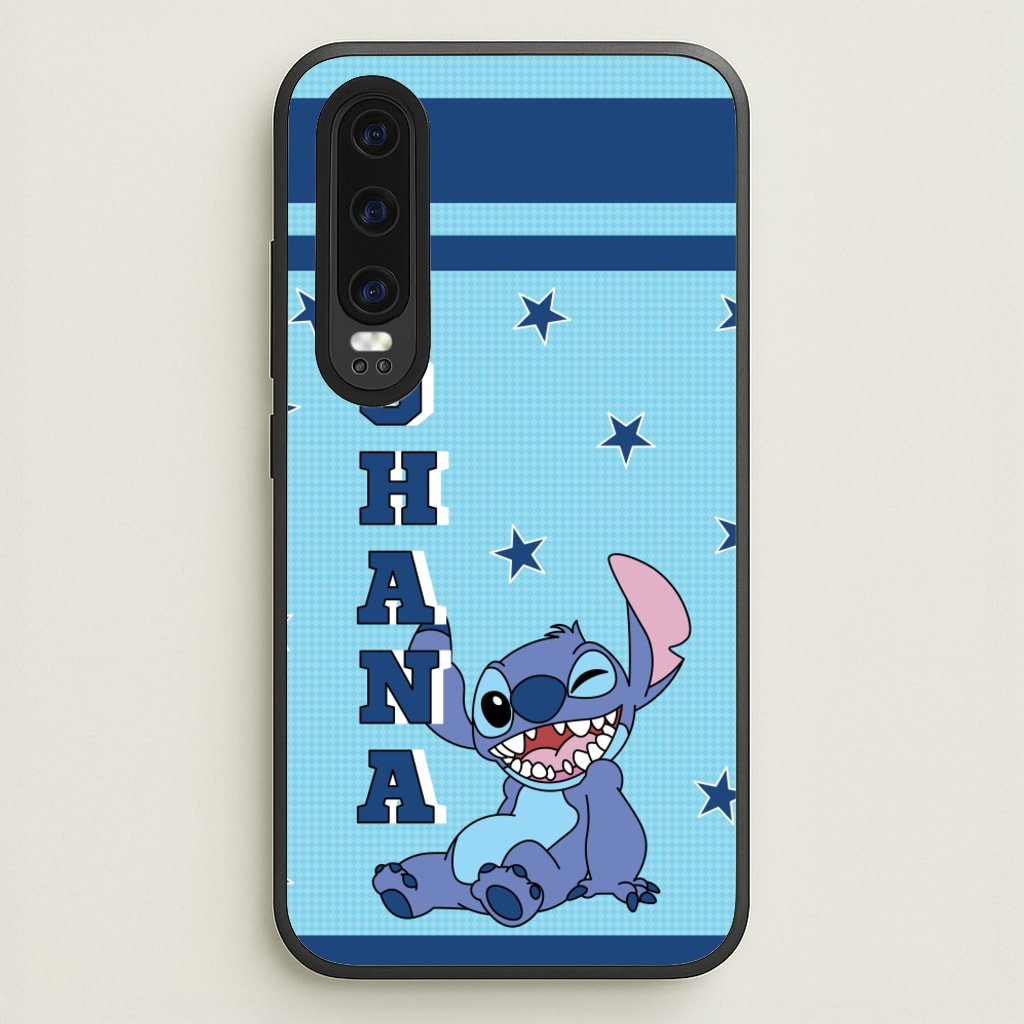 Blue Alien Ohana - Disney Phone Case for Huawei P30