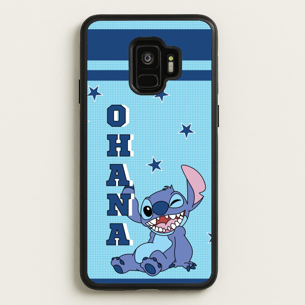 Blue Alien Ohana - Disney Phone Case for Galaxy S9