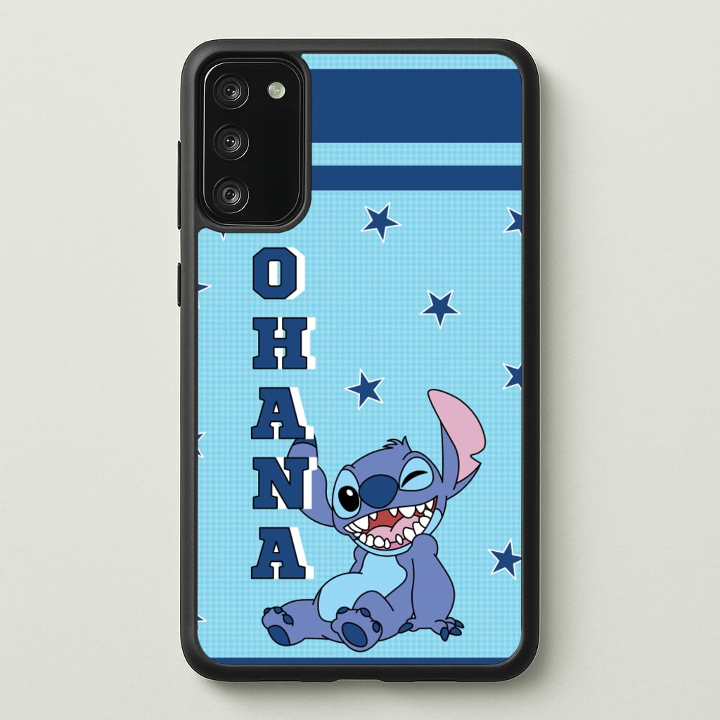 Blue Alien Ohana - Disney Phone Case for Galaxy A41