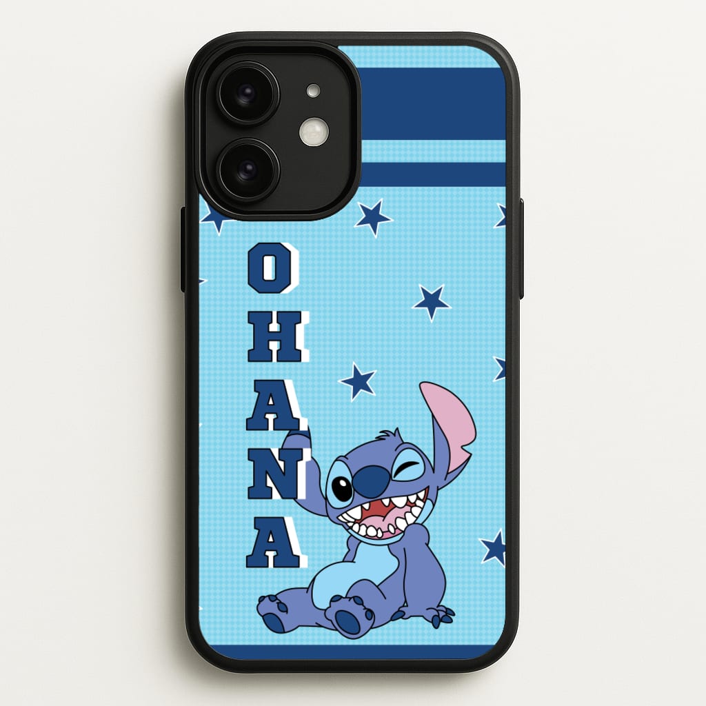 Blue Alien Ohana - Disney Phone Case for iPhone 11