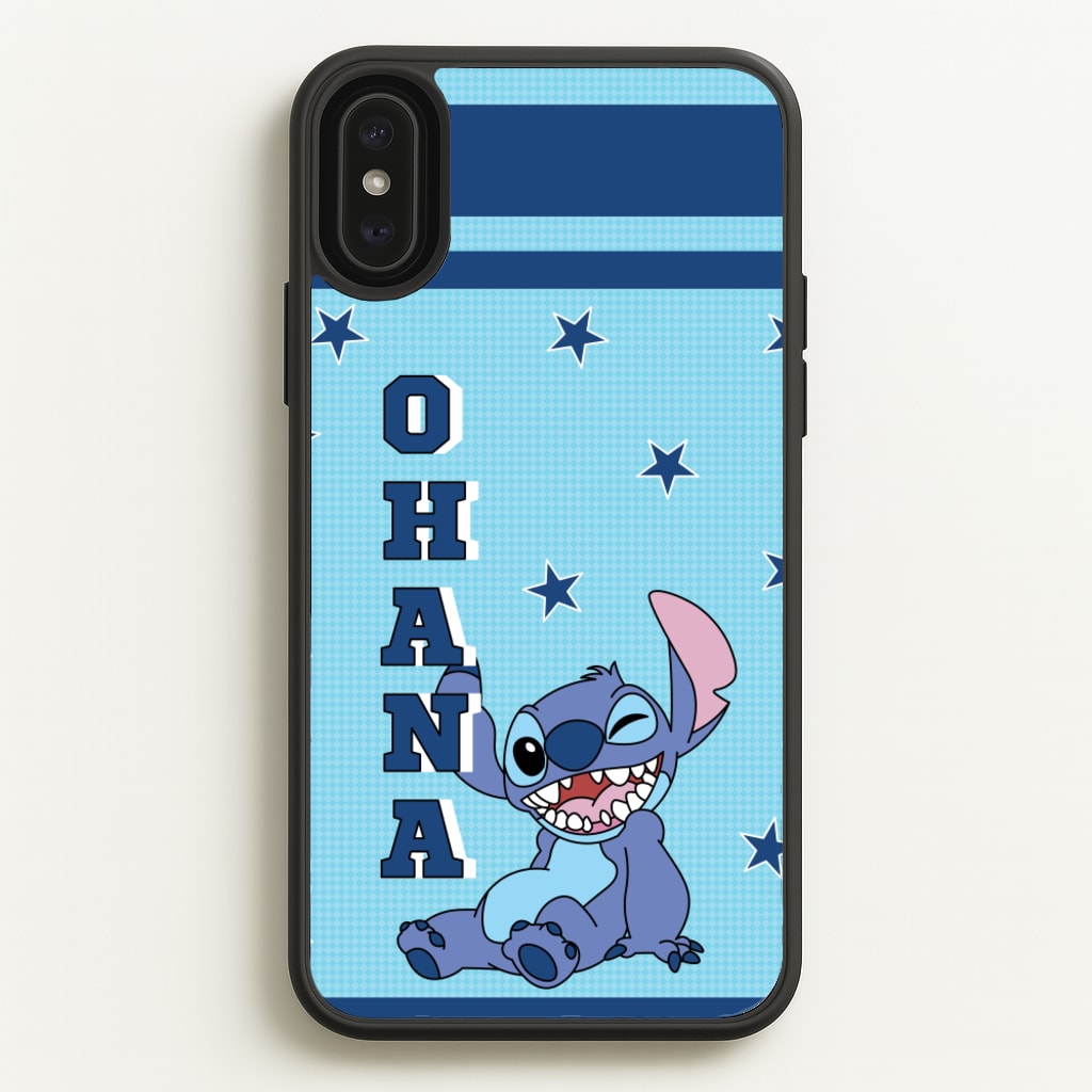 Blue Alien Ohana - Disney Phone Case for iPhone XS Max