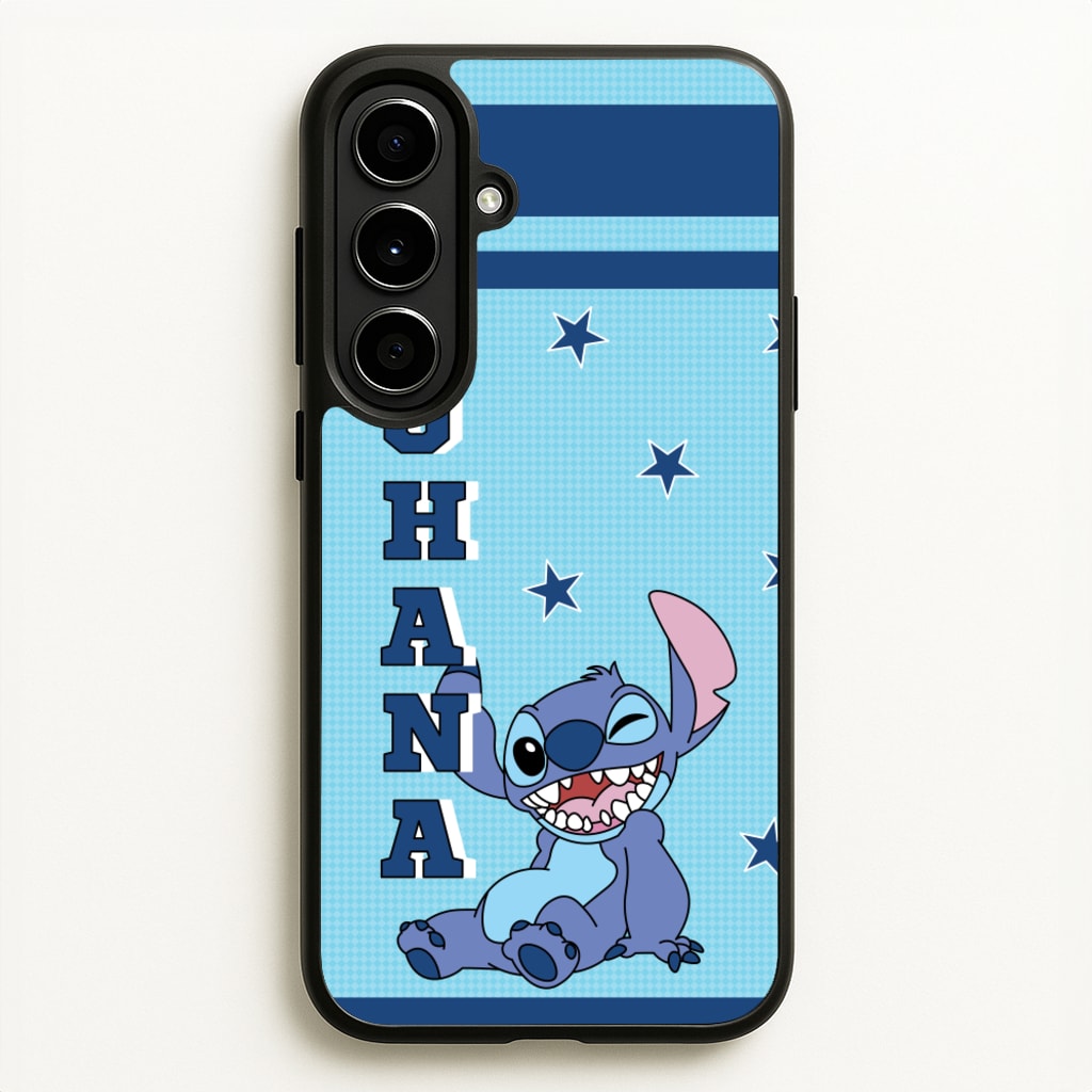 Blue Alien Ohana - Disney Phone Case for Galaxy A56