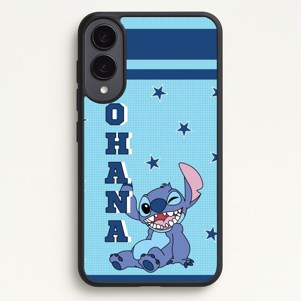 Blue Alien Ohana - Disney Phone Case for Galaxy S25 Edge