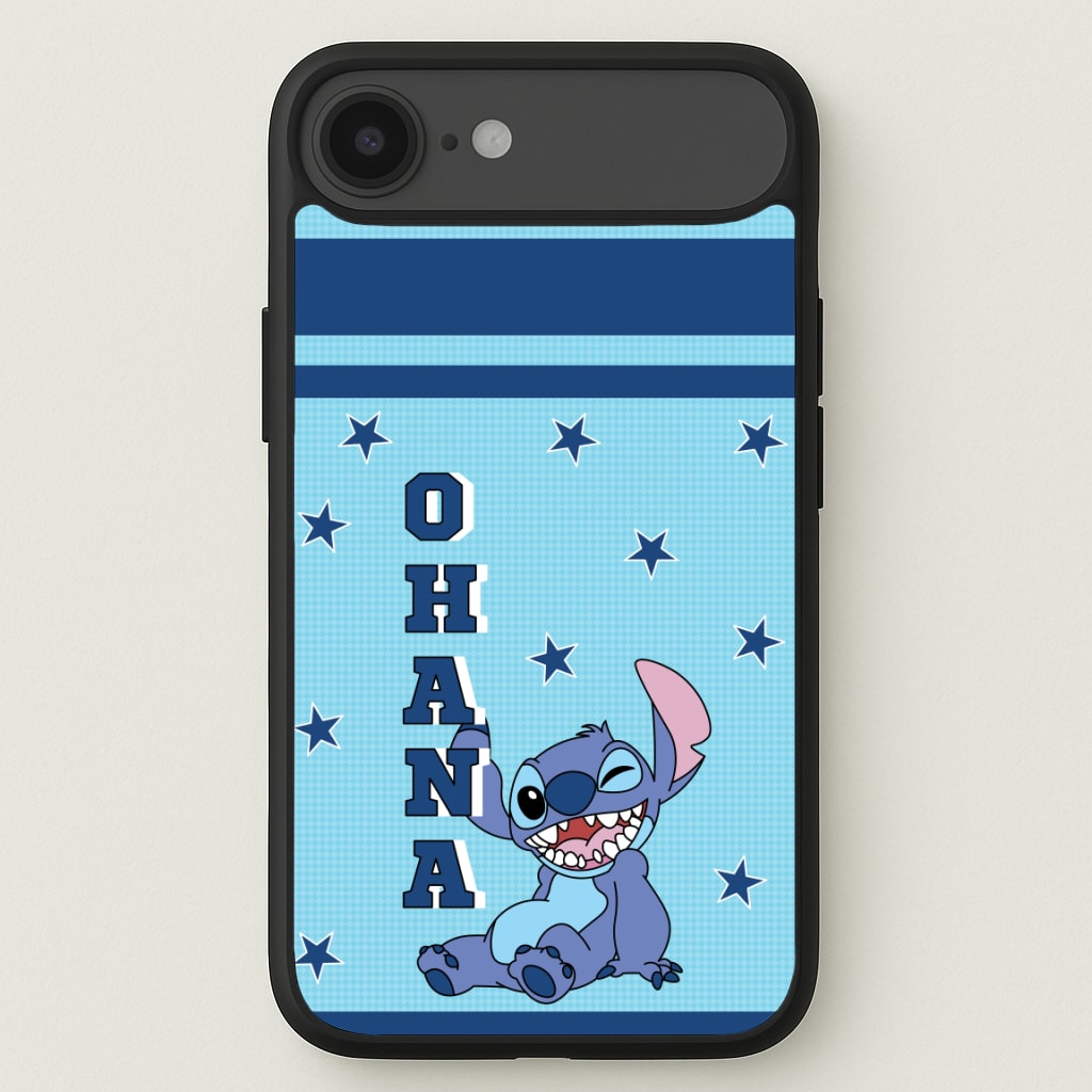 Blue Alien Ohana Phone Case for iPhone 17 Air