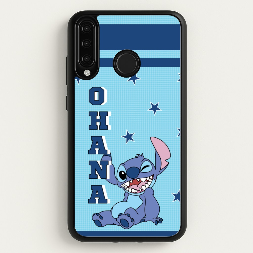 Blue Alien Ohana - Disney Phone Case for Huawei P30 Lite