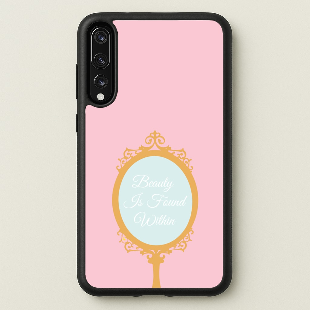 Beauty Is Found Within Mirror - Disney Phone Case for Huawei P20 Pro