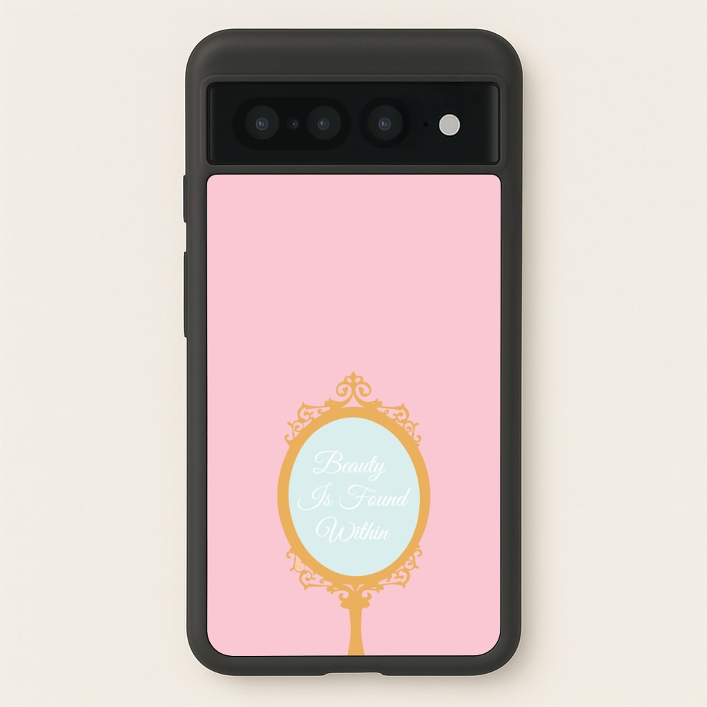 Beauty Is Found Within Mirror - Disney Phone Case for Google Pixel 7 Pro