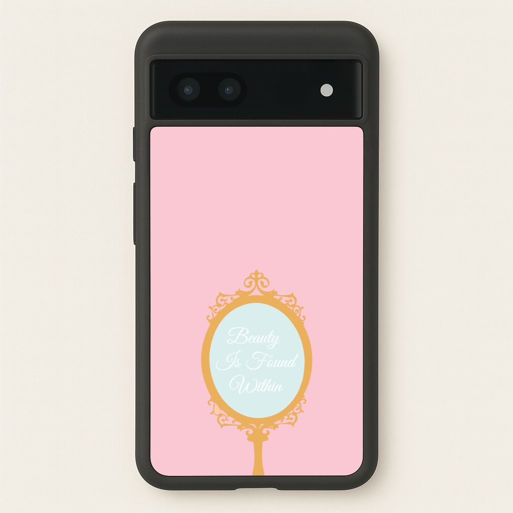 Beauty Is Found Within Mirror - Disney Phone Case for Google Pixel 6a