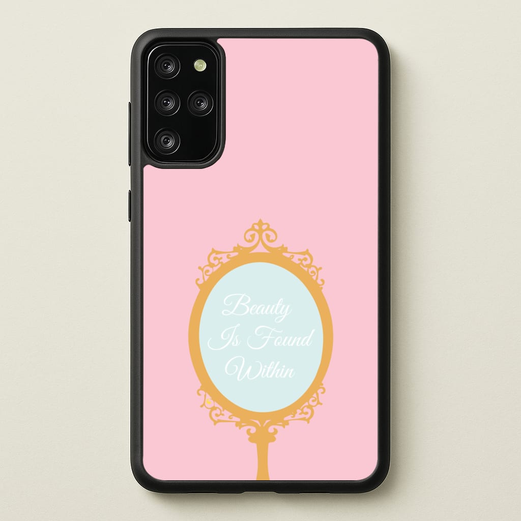 Beauty Is Found Within Mirror - Disney Phone Case for Galaxy S20 Plus