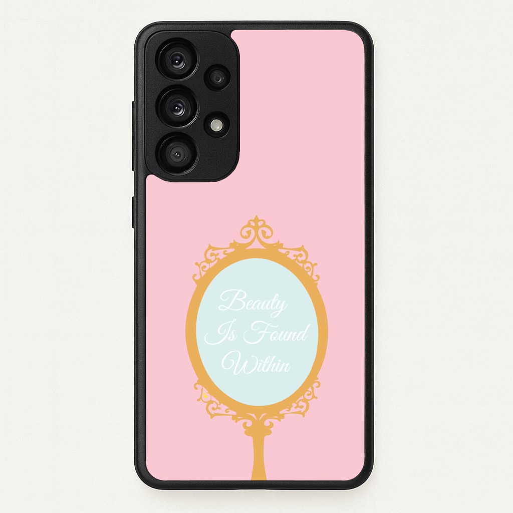 Beauty Is Found Within Mirror - Disney Phone Case for Galaxy A53