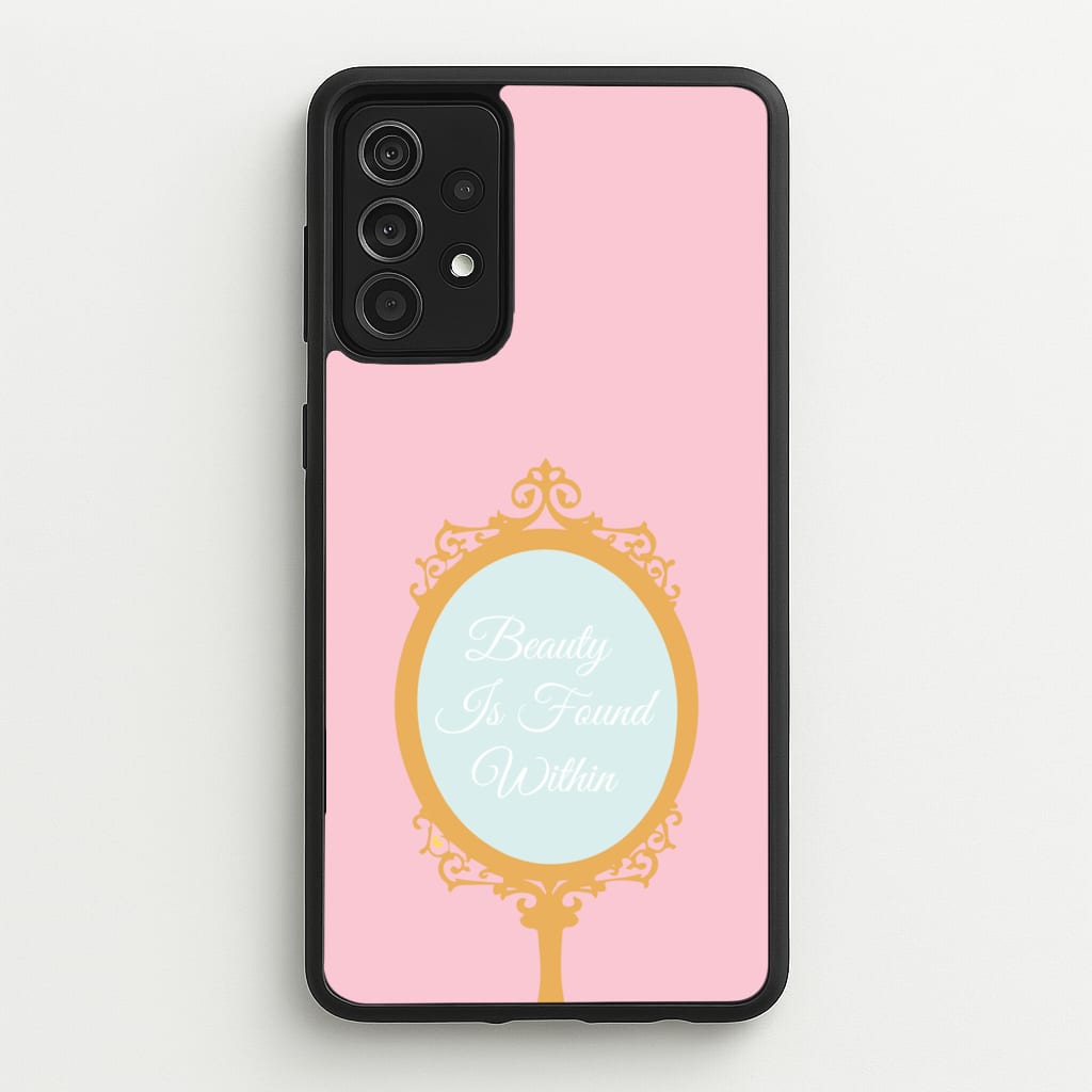 Beauty Is Found Within Mirror - Disney Phone Case for Galaxy A52 / A52s