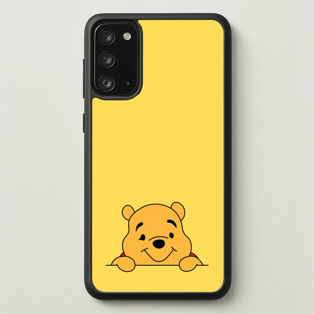 Cute Bear Leaning - Disney Phone Case for Galaxy Note 20