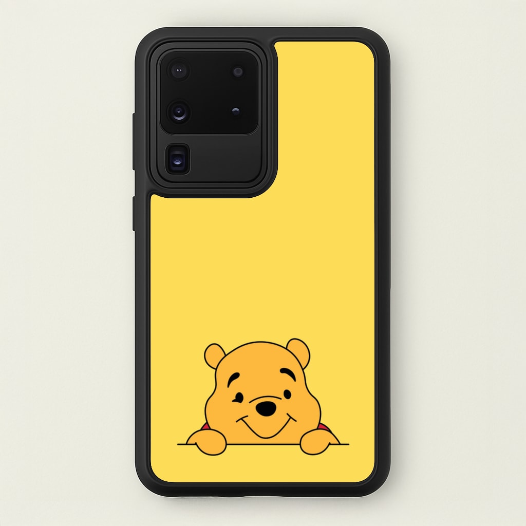 Cute Bear Leaning - Disney Phone Case for Galaxy S20 Ultra