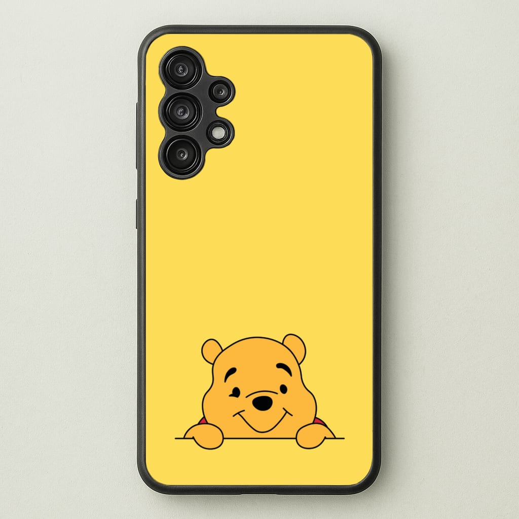 Cute Bear Leaning - Disney Phone Case for Galaxy A13
