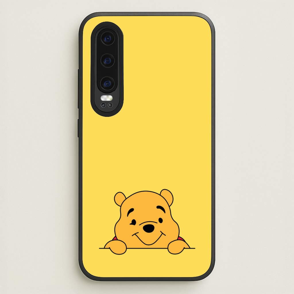Cute Bear Leaning - Disney Phone Case for Huawei P30