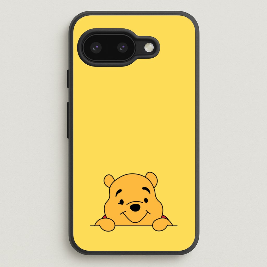 Cute Bear Leaning - Disney Phone Case for Google Pixel 9a