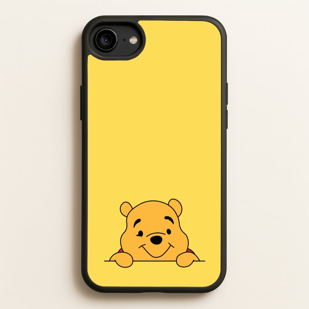 Cute Bear Leaning - Disney Phone Case for iPhone 6 / 7 / 8 / SE