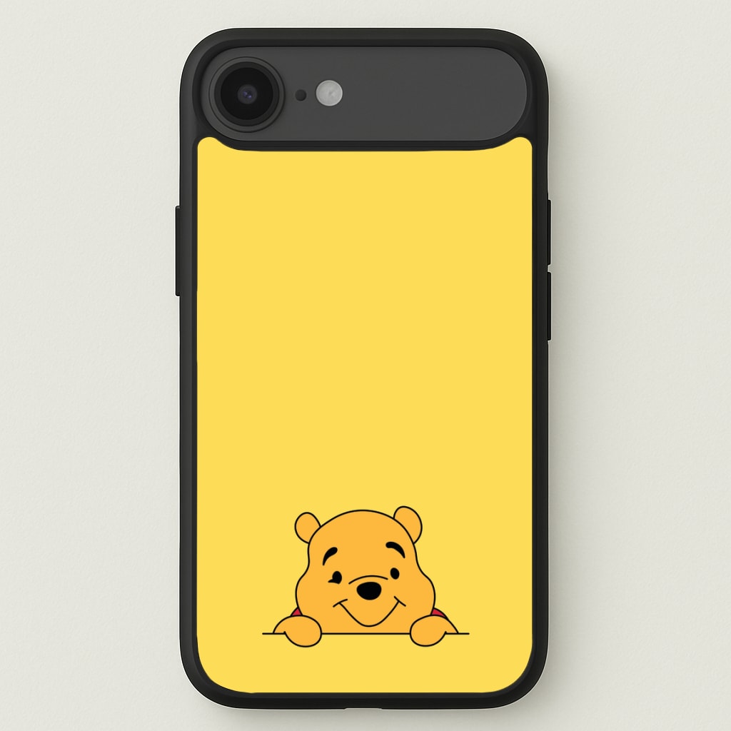 Cute Bear Leaning Phone Case for iPhone 17 Air