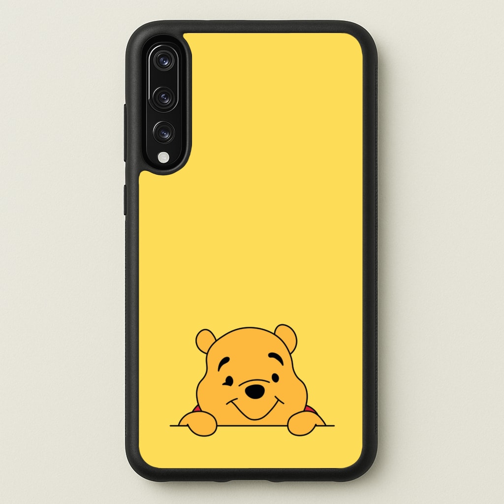 Cute Bear Leaning - Disney Phone Case for Huawei P20 Pro