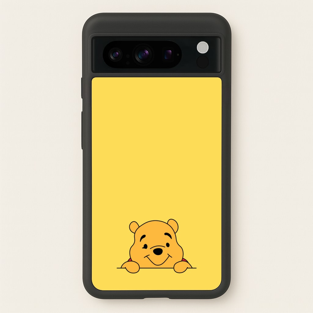 Cute Bear Leaning - Disney Phone Case for Google Pixel 8 Pro
