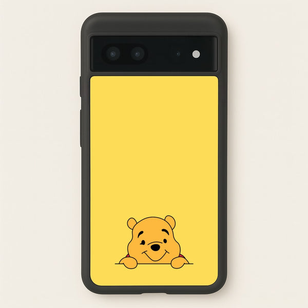 Cute Bear Leaning - Disney Phone Case for Google Pixel 7