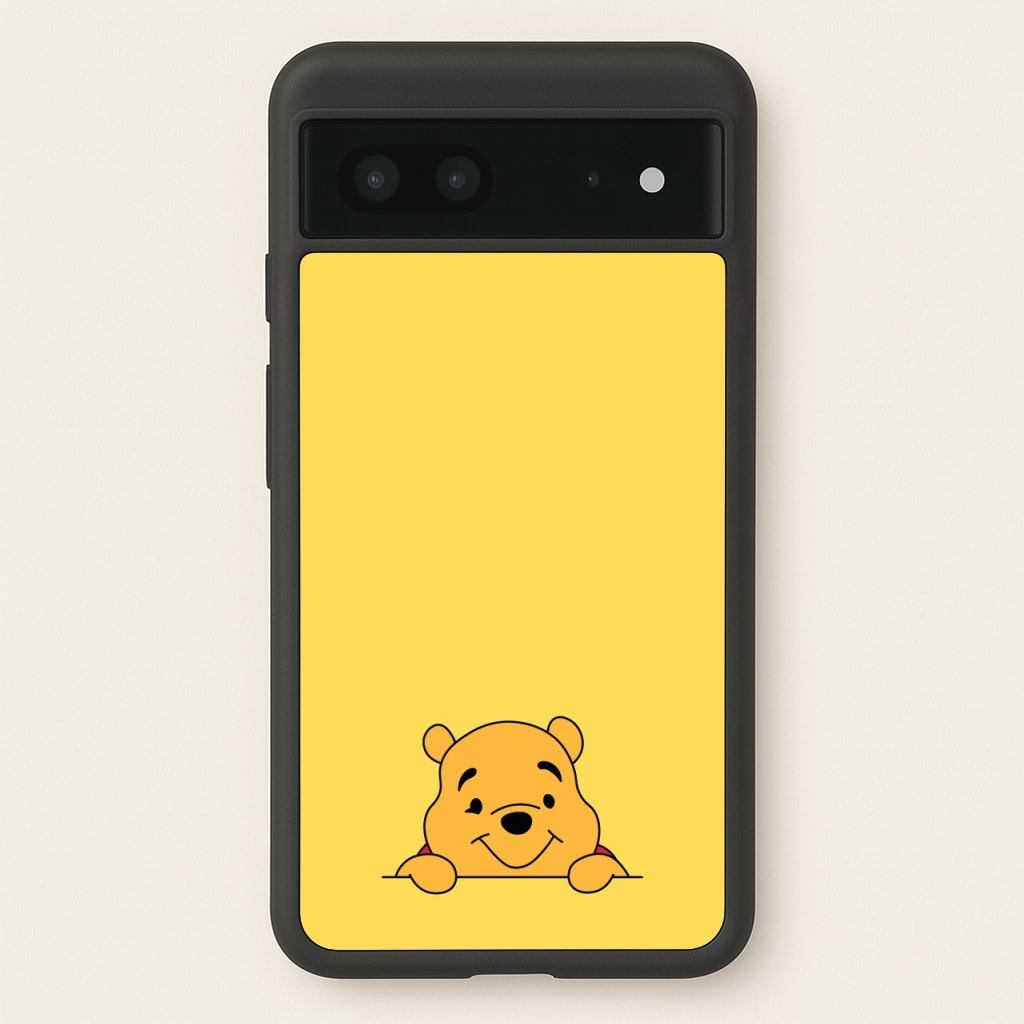Cute Bear Leaning - Disney Phone Case for Google Pixel 7