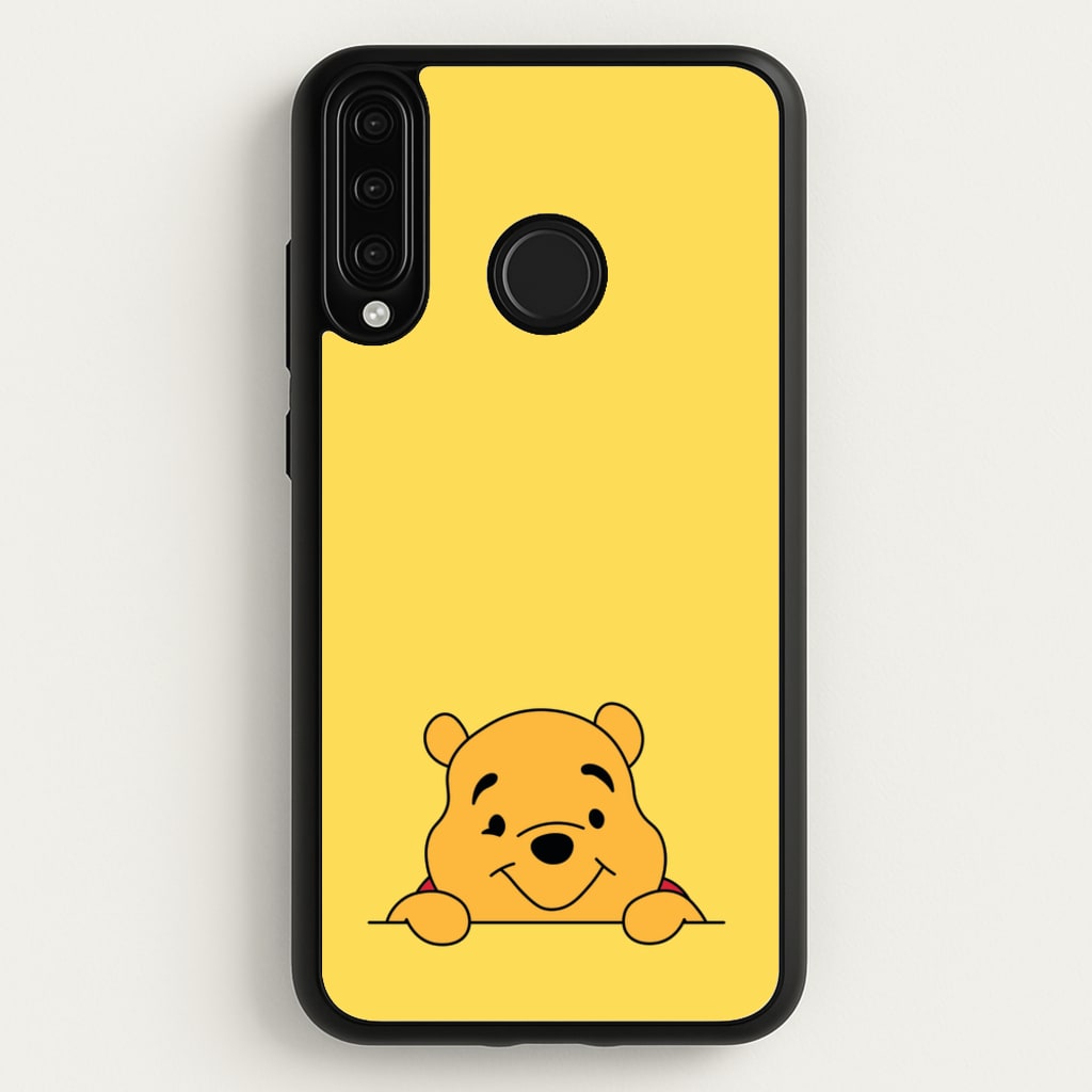 Cute Bear Leaning - Disney Phone Case for Huawei P30 Lite