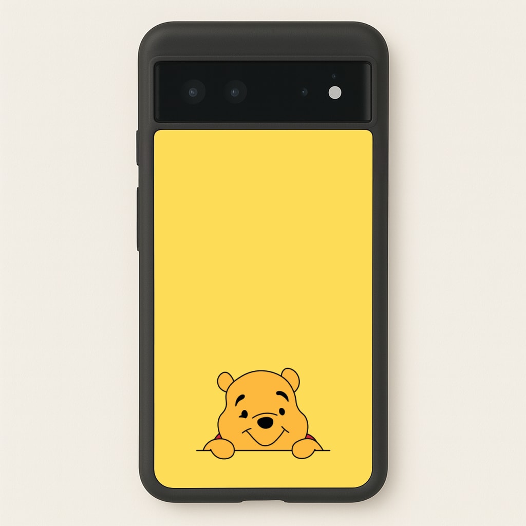 Cute Bear Leaning - Disney Phone Case for Google Pixel 6