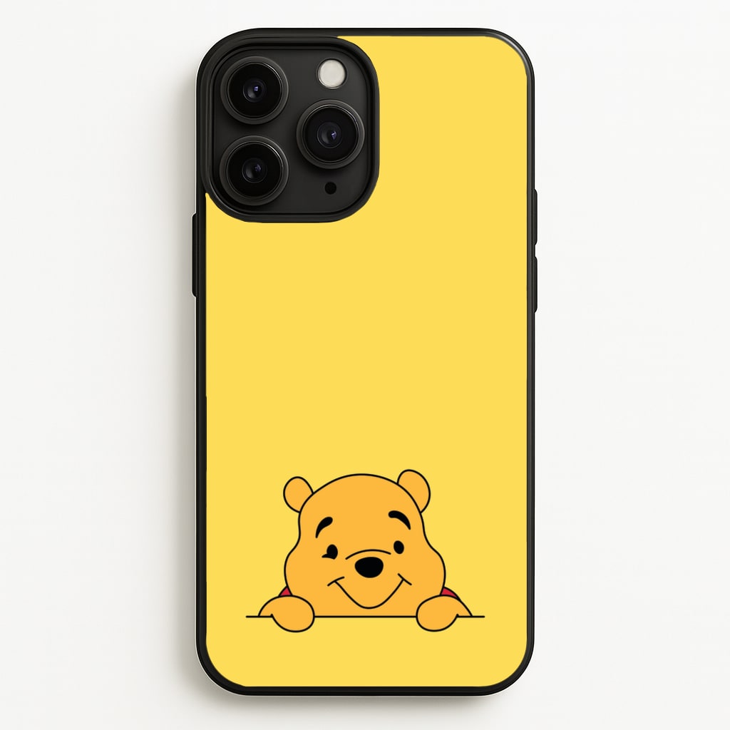 Cute Bear Leaning - Disney Phone Case for iPhone 11 Pro