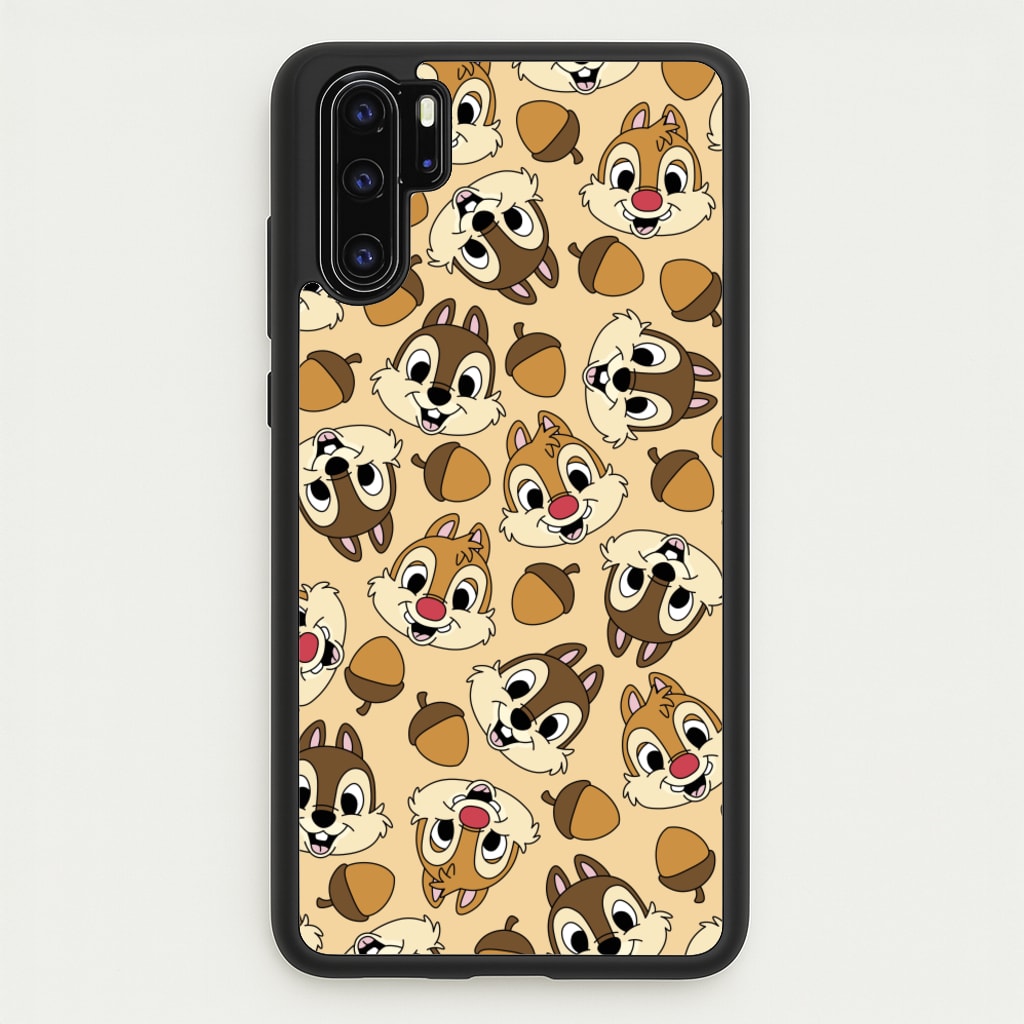 Cute Squirrels And Acorns Pattern - Disney Phone Case for Huawei P30 Pro