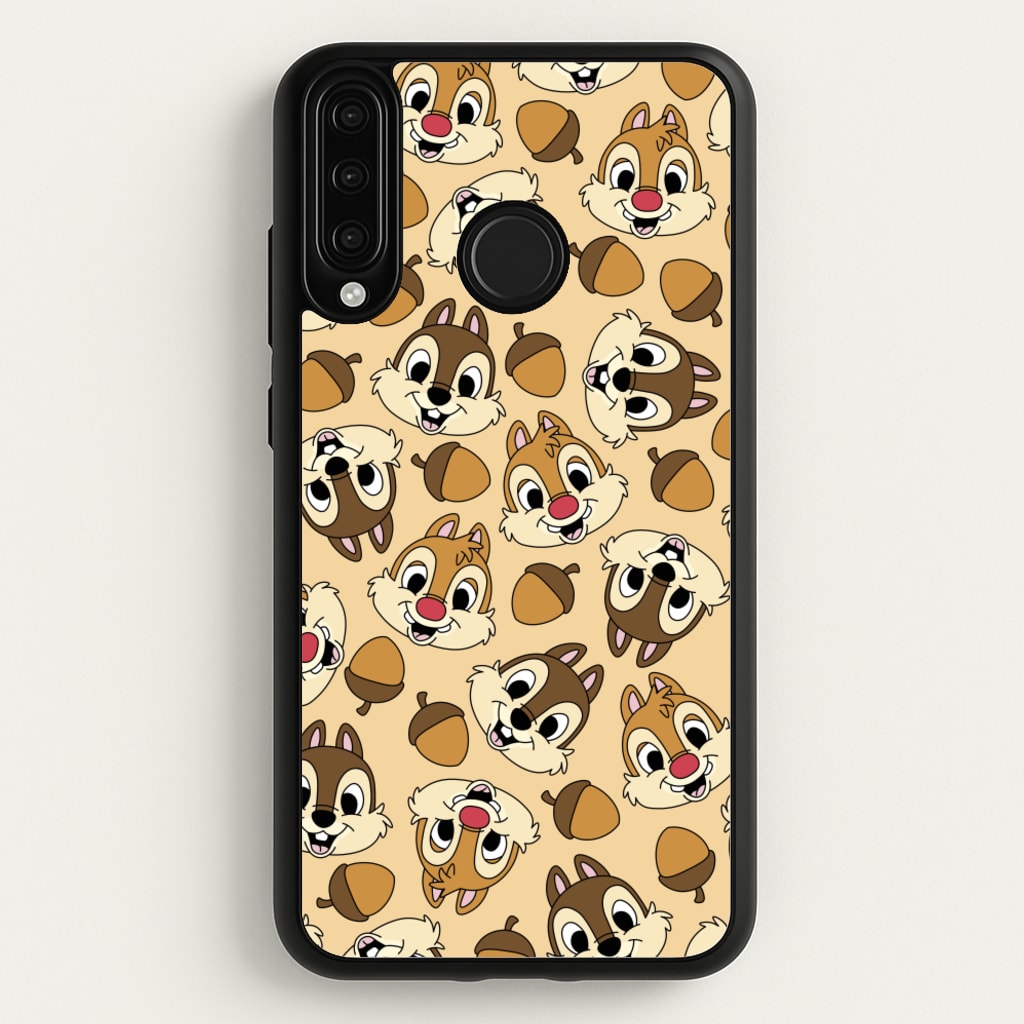 Cute Squirrels And Acorns Pattern - Disney Phone Case for Huawei P30 Lite