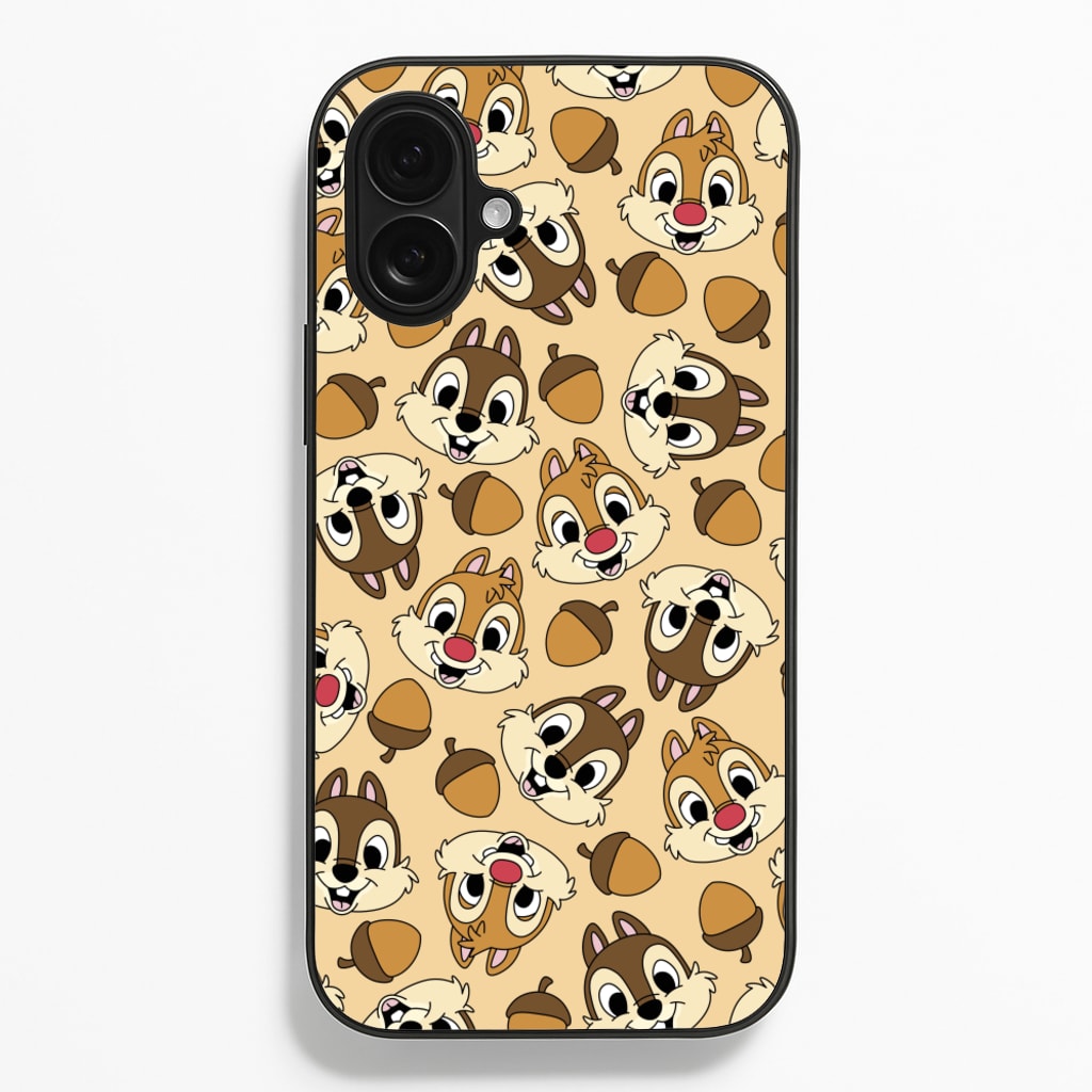 Cute Squirrels And Acorns Pattern Phone Case