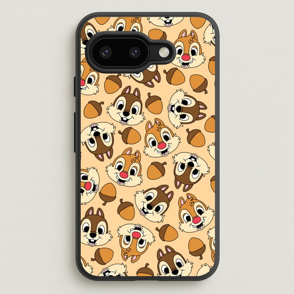 Cute Squirrels And Acorns Pattern - Disney Phone Case for Google Pixel 9a