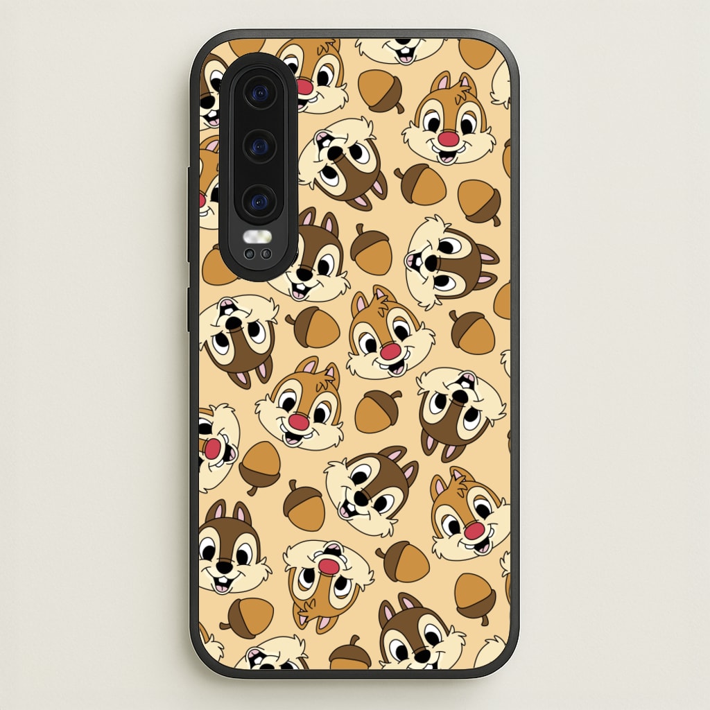 Cute Squirrels And Acorns Pattern - Disney Phone Case for Huawei P30
