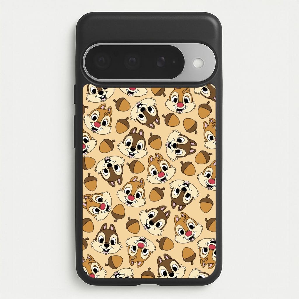 Cute Squirrels And Acorns Pattern Phone Case for Google Pixel 10 Pro XL