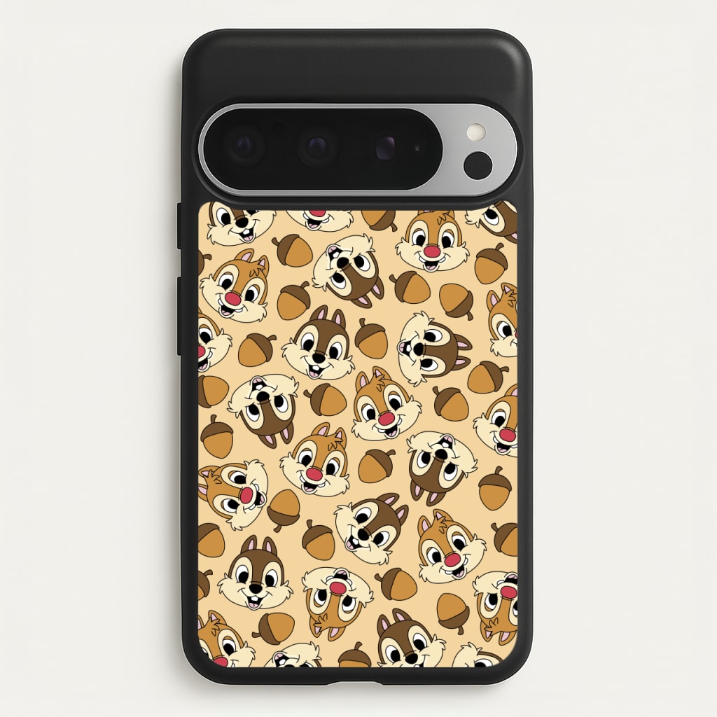 Cute Squirrels And Acorns Pattern - Disney Phone Case for Google Pixel 9 Pro XL