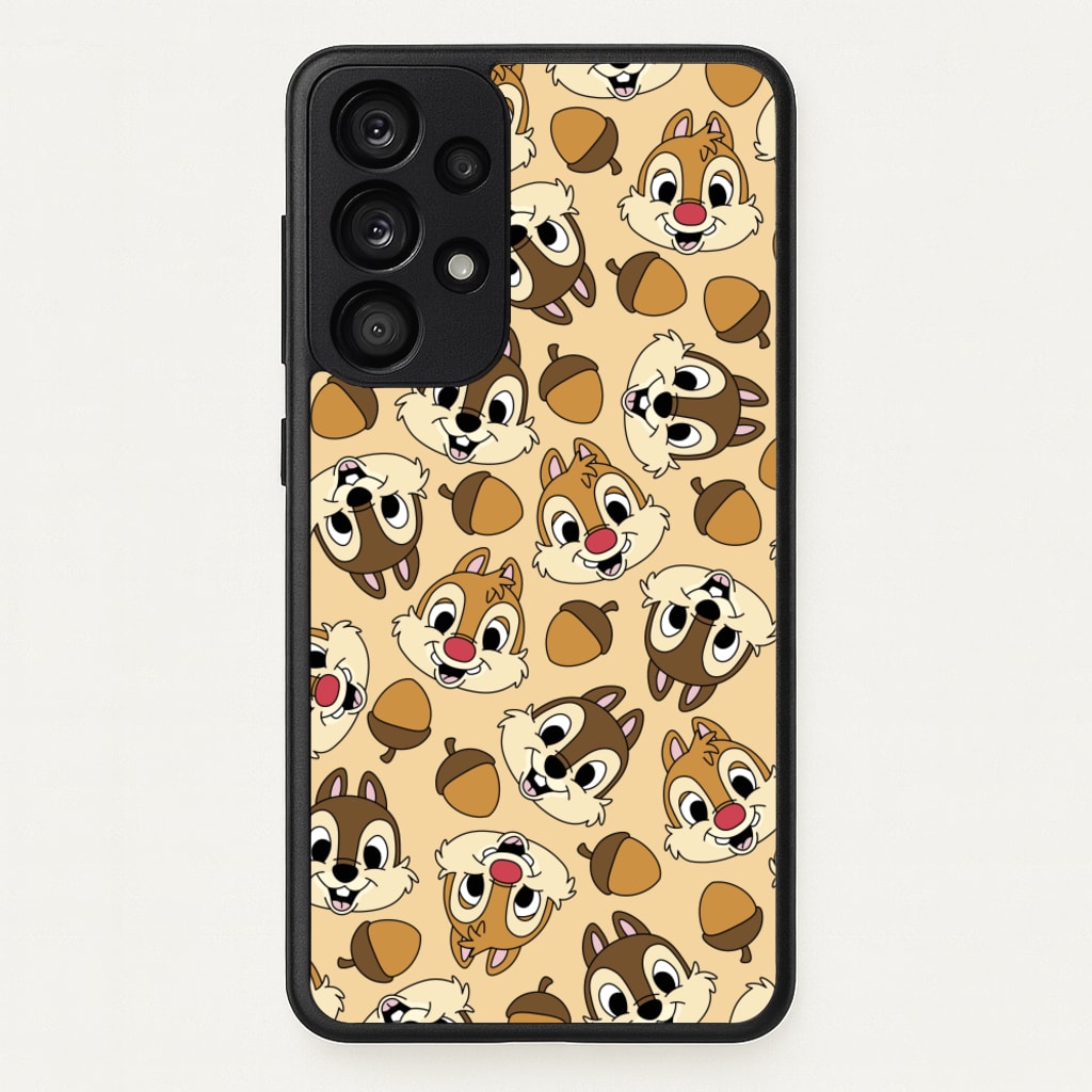 Cute Squirrels And Acorns Pattern - Disney Phone Case for Galaxy A33