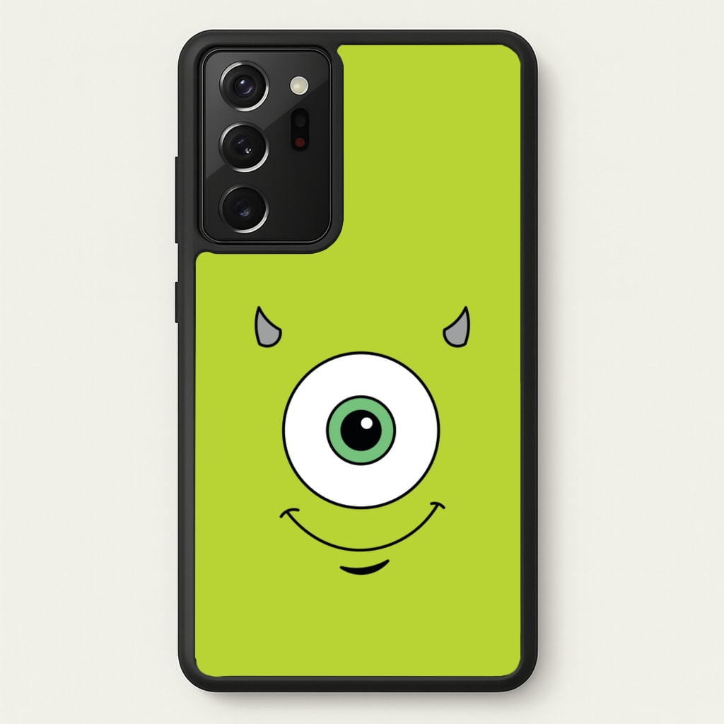 Green Monster Face - Disney Phone Case for Galaxy Note 20 Ultra