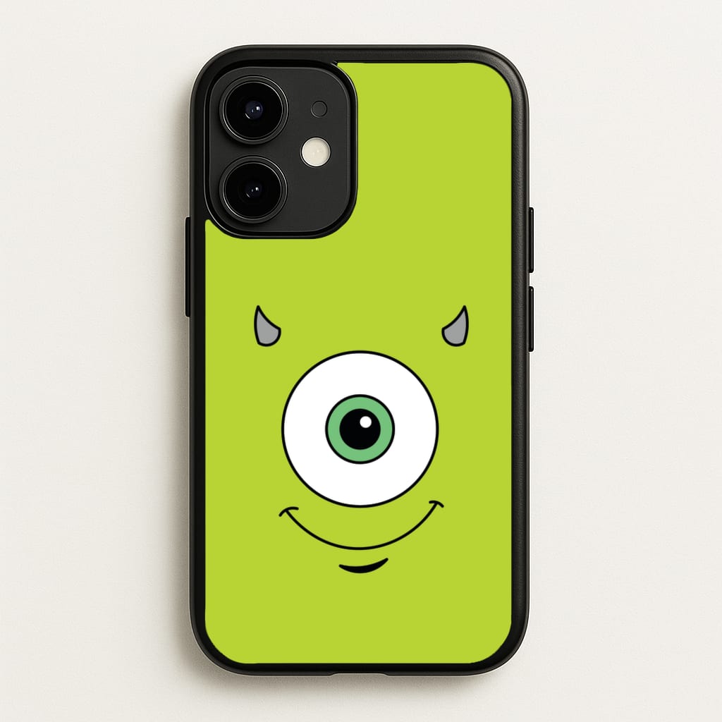 Green Monster Face - Disney Phone Case for iPhone 12 Mini