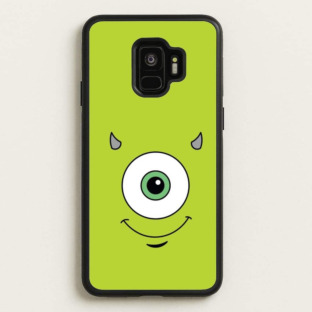 Green Monster Face - Disney Phone Case for Galaxy S9