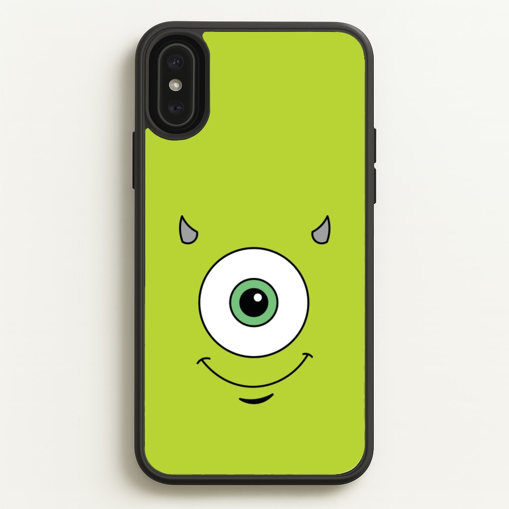 Green Monster Face - Disney Phone Case for iPhone XS Max