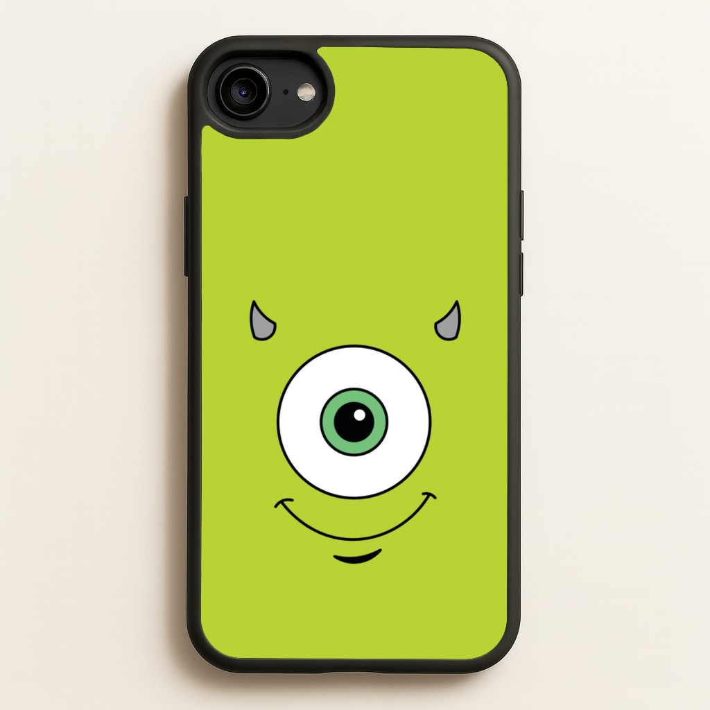 Green Monster Face - Disney Phone Case for iPhone 6 / 7 / 8 / SE