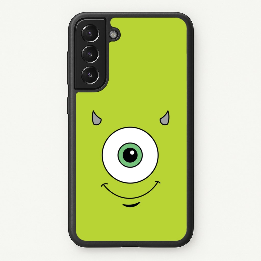 Green Monster Face - Disney Phone Case for Galaxy S21FE