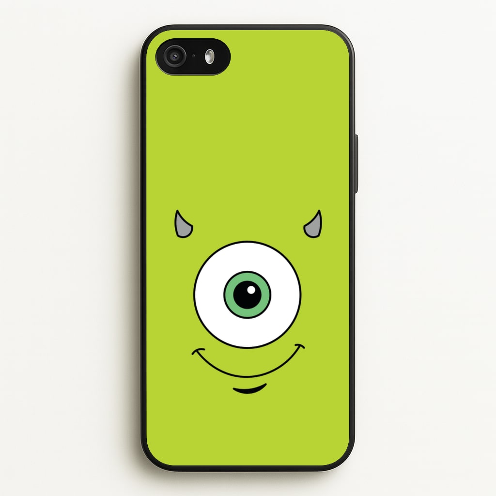 Green Monster Face - Disney Phone Case for iPhone 5 / 5s / SE 2016