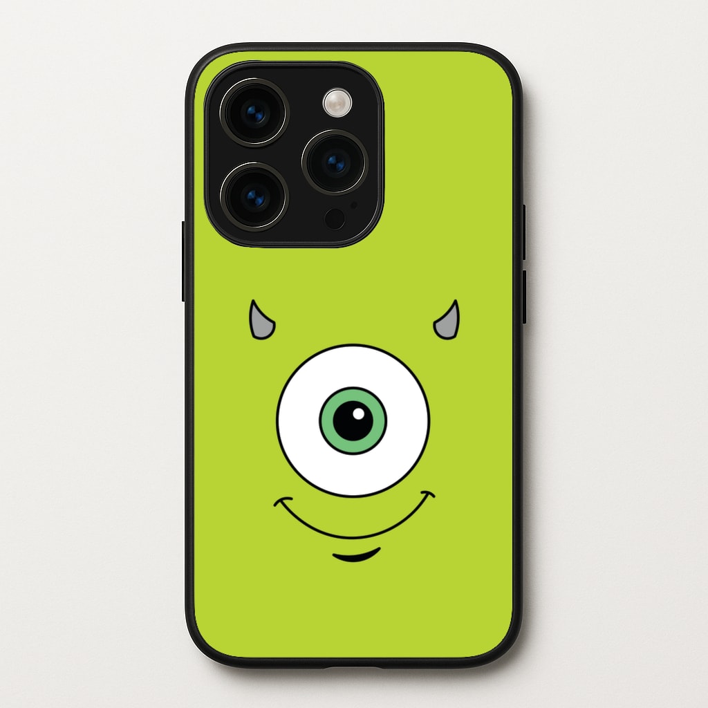 Green Monster Face - Disney Phone Case for iPhone 14 Pro