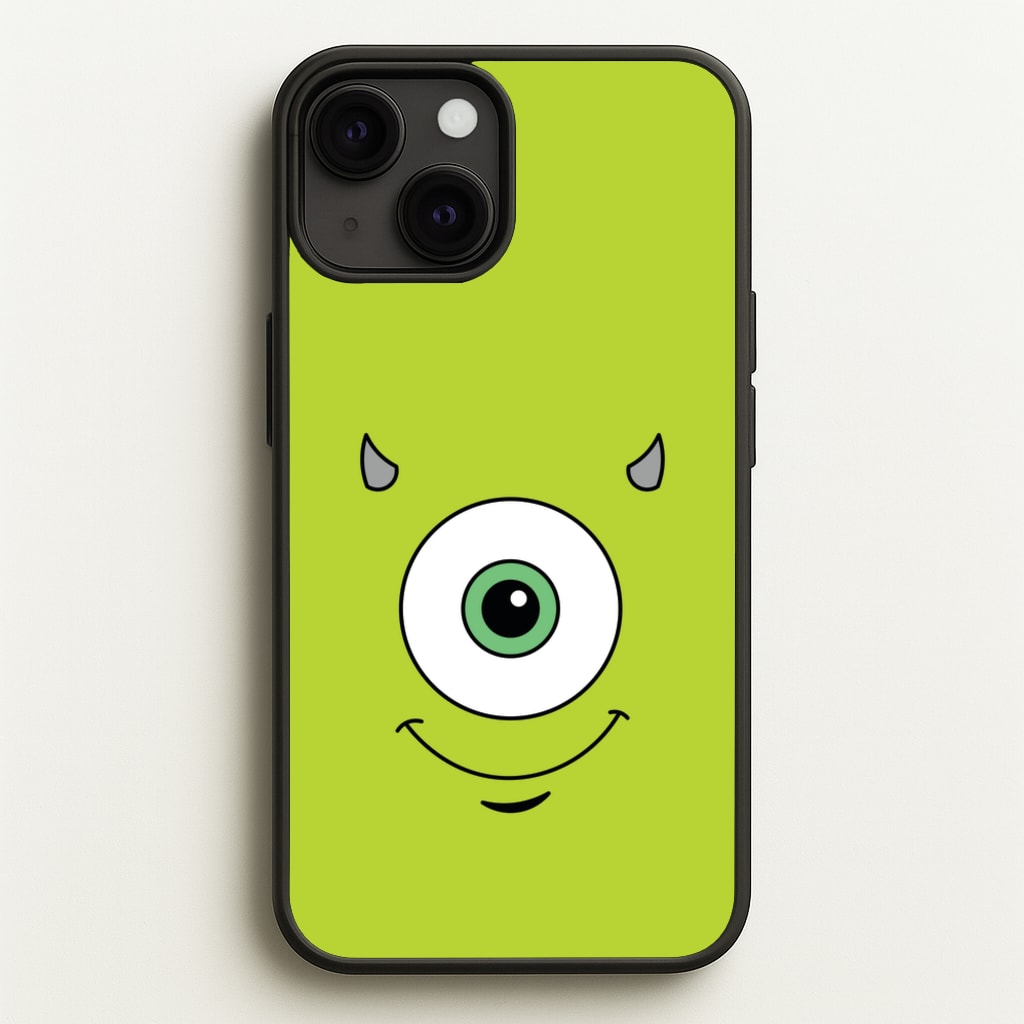 Green Monster Face - Disney Phone Case for iPhone 13 Mini