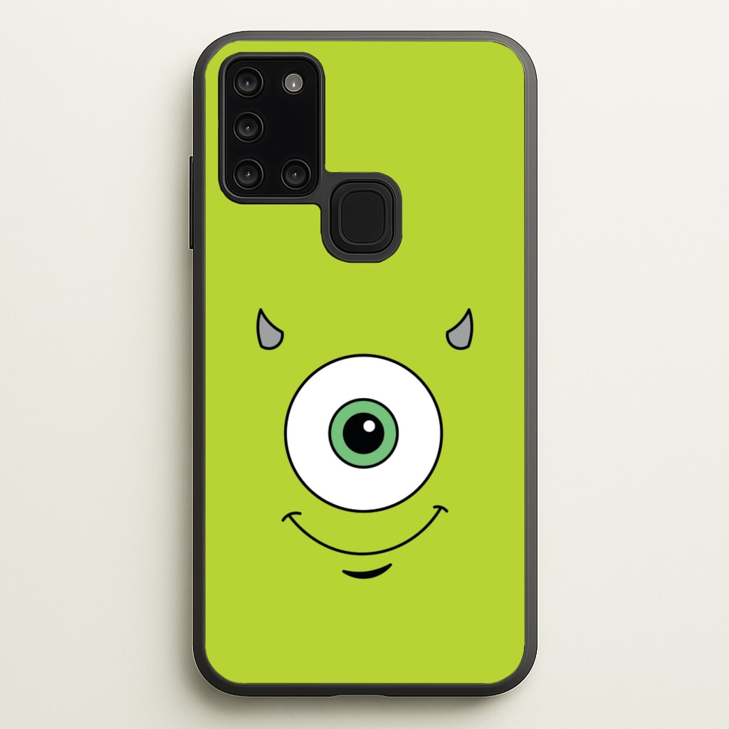 Green Monster Face - Disney Phone Case for Galaxy A21s