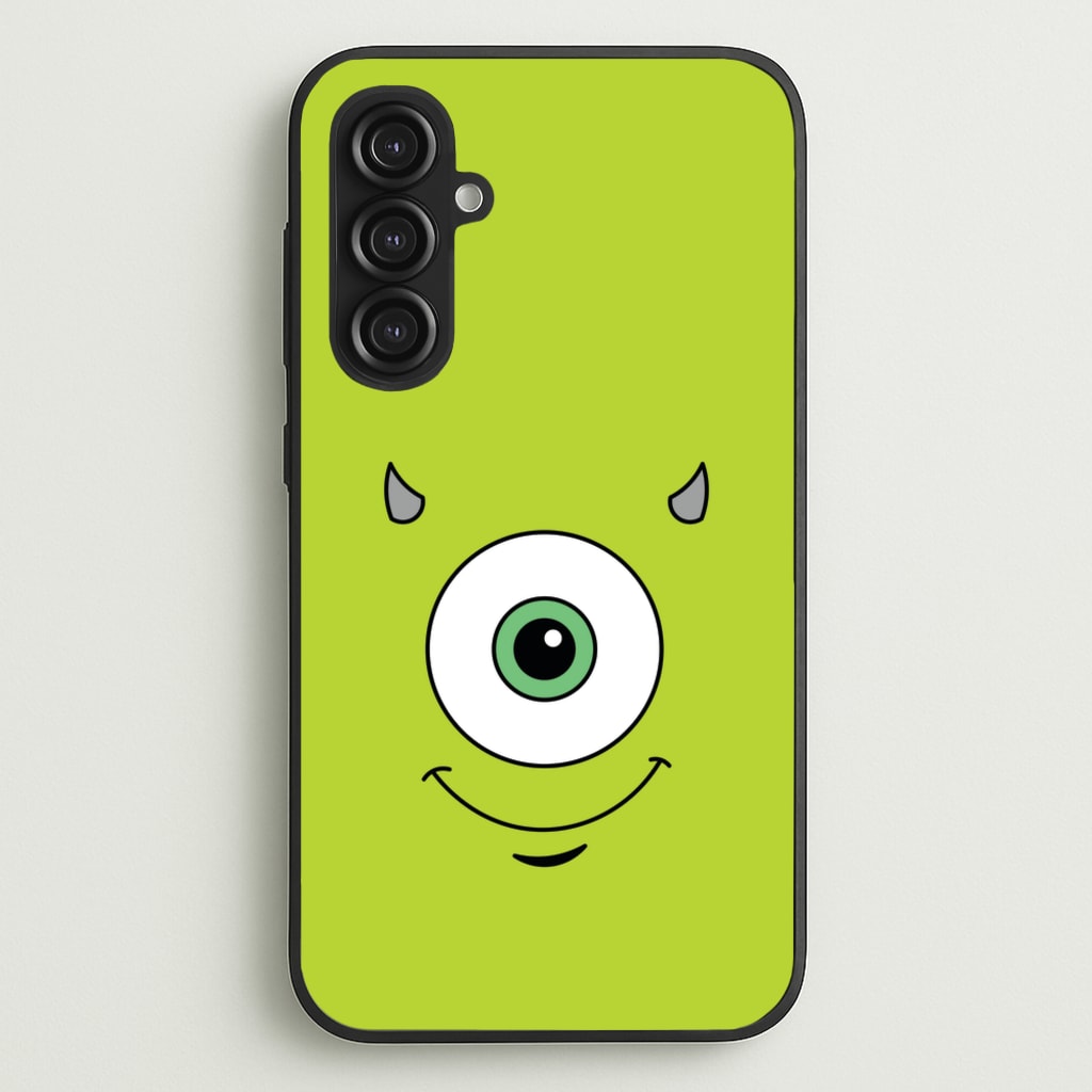 Green Monster Face - Disney Phone Case for Galaxy S23FE