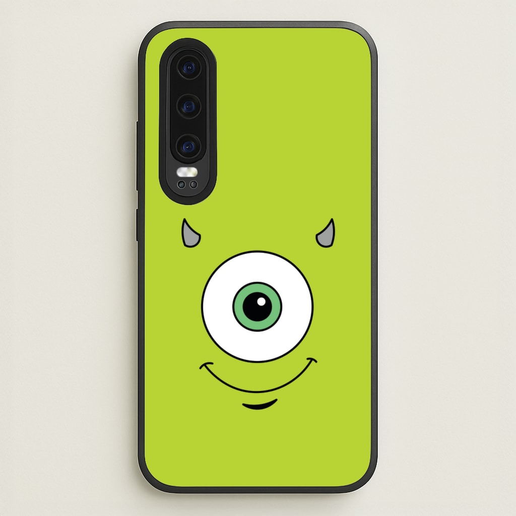Green Monster Face - Disney Phone Case for Huawei P30