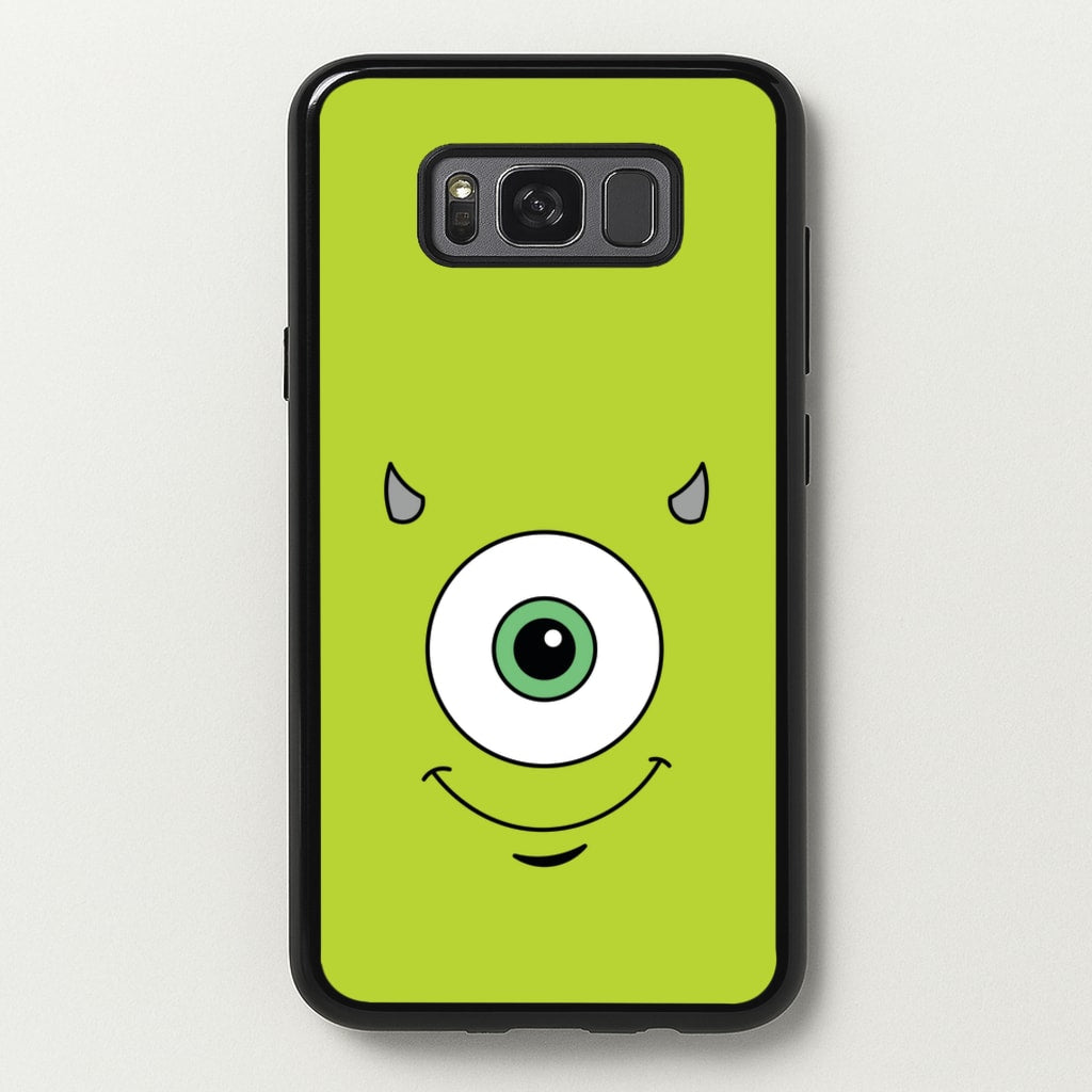 Green Monster Face - Disney Phone Case for Galaxy S8